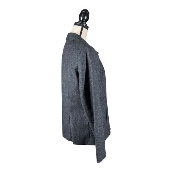 Sandro 100% Wool Button Front Blazer Jacket - Picture 2 of 4